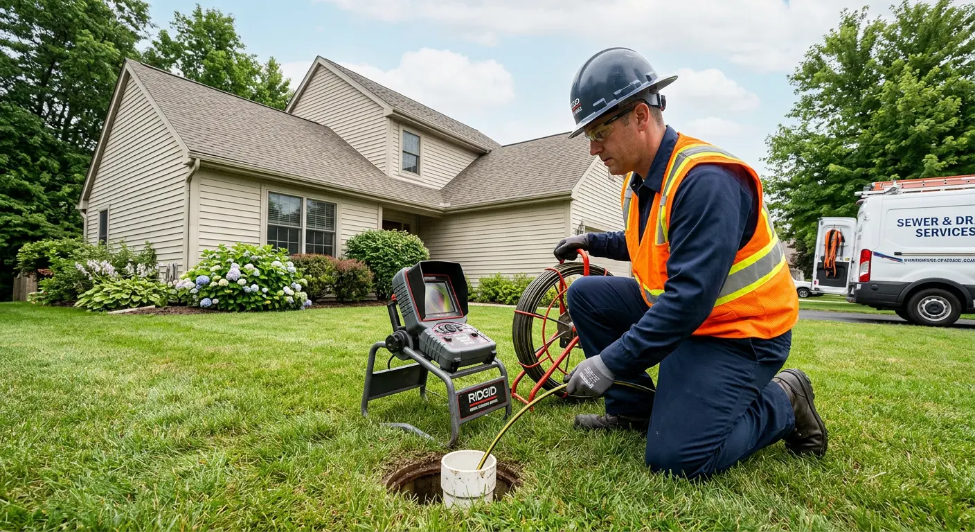Sewer Camera Inspection in Bourbonnais, IL